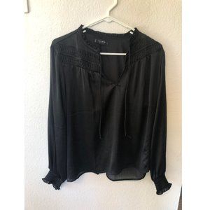 Lucky Brand Black Long Sleeve Blouse